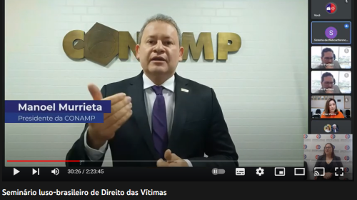 CONAMP participa de seminário Luso-brasileiro de Direito das Vítimas