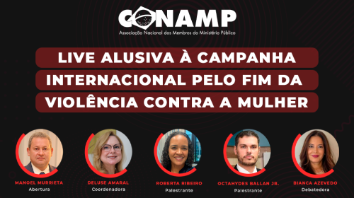 Live alusiva à campanha internacional Pelo Fim da Violência Contra a Mulher