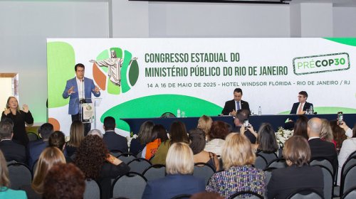 Meio ambiente, emergências e desastres climáticos, crimes e patrimônio público são temas do segundo dia do Congresso Estadual do MPRJ - Pré-COP 30