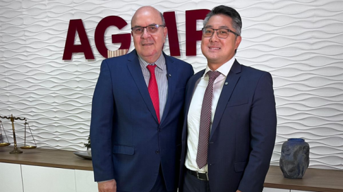 Ex-procurador de Justiça Benedito Torres entrega presidência da AGMP ao vice, Leandro Murata 