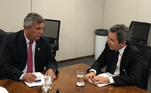 CONAMP participa de reunião com o deputado federal Alberto Fraga
