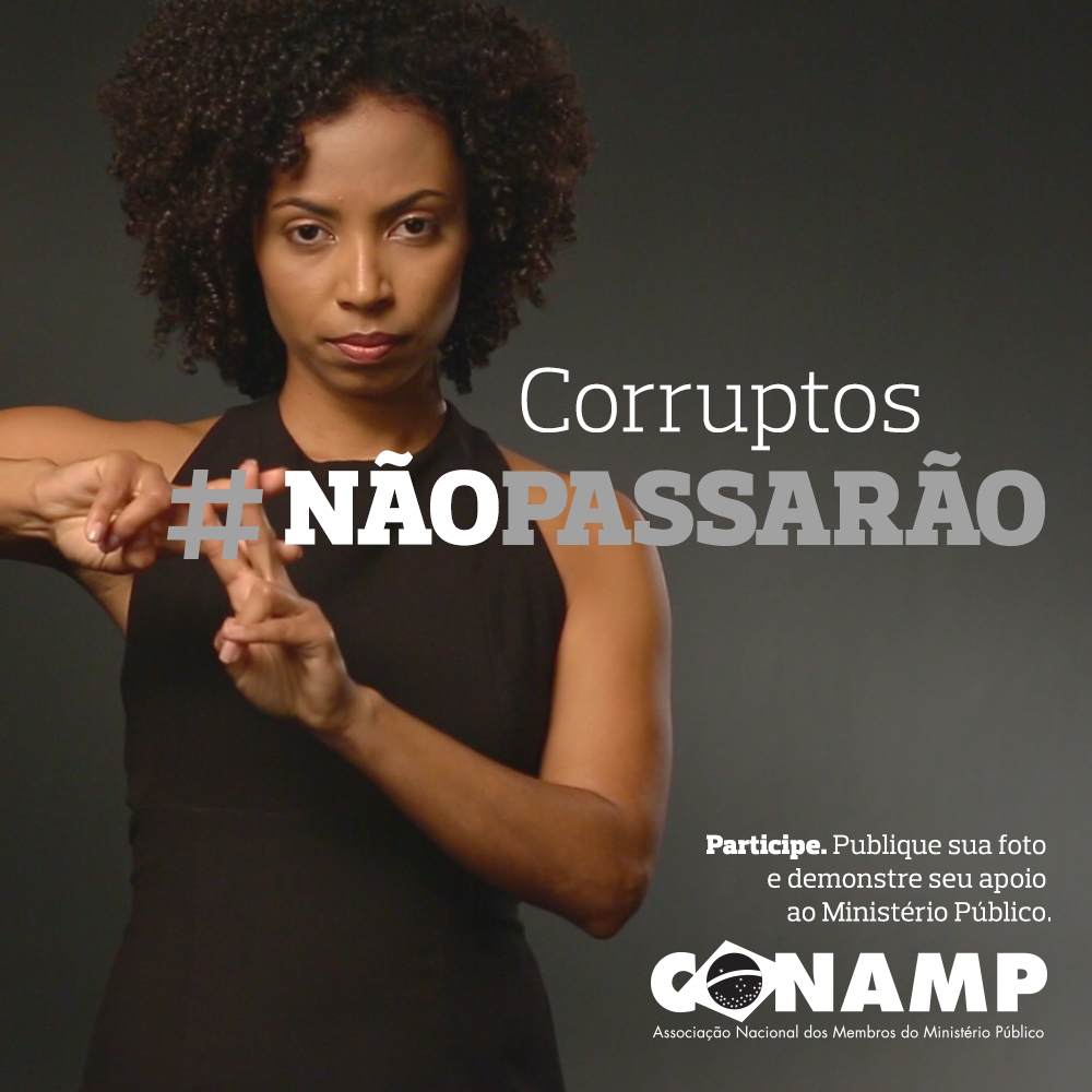 CONAMP lança campanha contra a corrupção