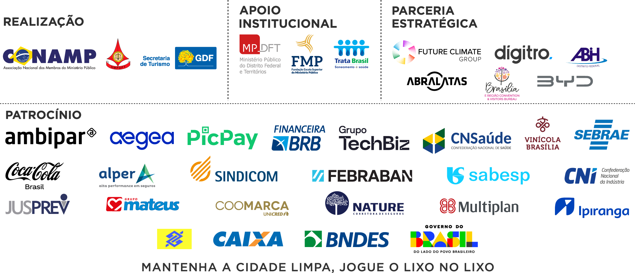 0 rodapés horizontal